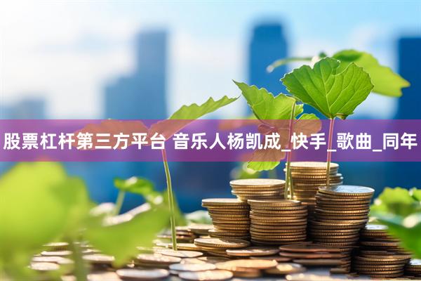 股票杠杆第三方平台 音乐人杨凯成_快手_歌曲_同年