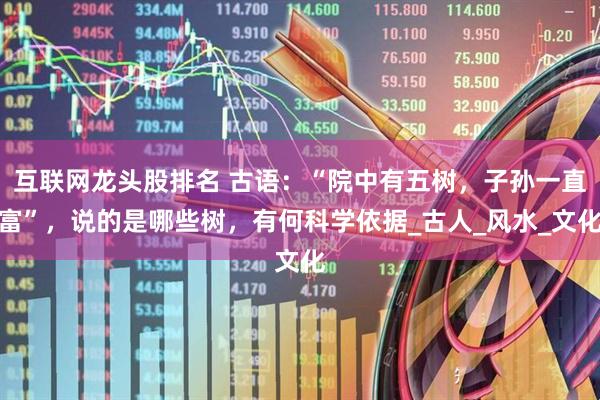 互联网龙头股排名 古语：“院中有五树，子孙一直富”，说的是哪些树，有何科学依据_古人_风水_文化